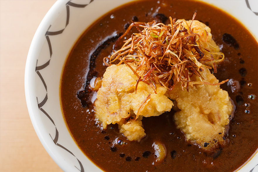 とり天カレーうどん